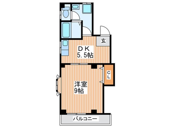 ヴェルドミ－ルの物件間取画像